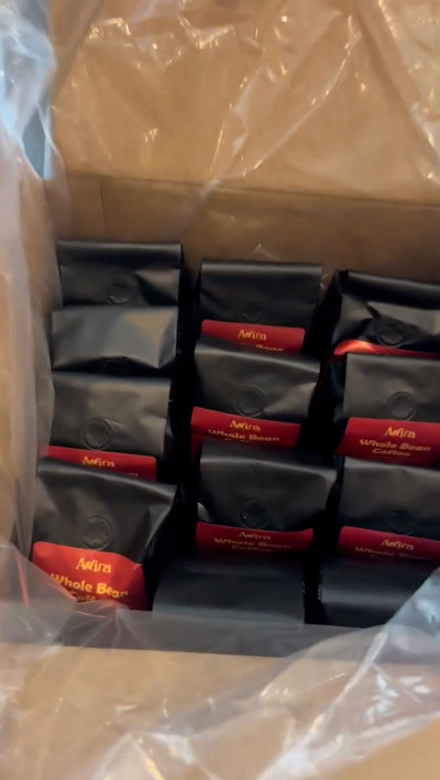 Adira coffee at a customer’s home