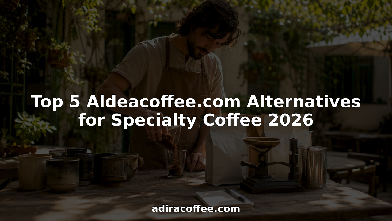 Barista preparing specialty coffee samples in roastery