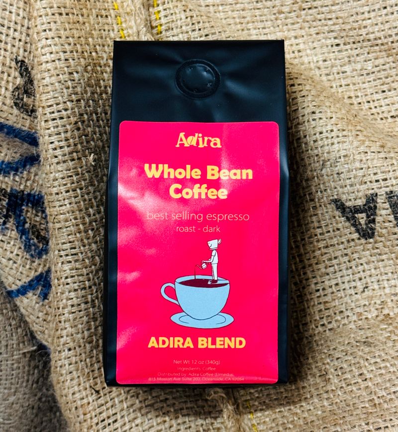 Adira Blend - best-selling dark roast drip/espresso