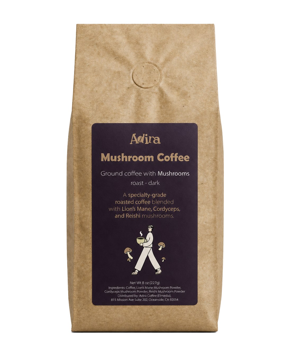 Mushroom Coffee (Dark Roast)