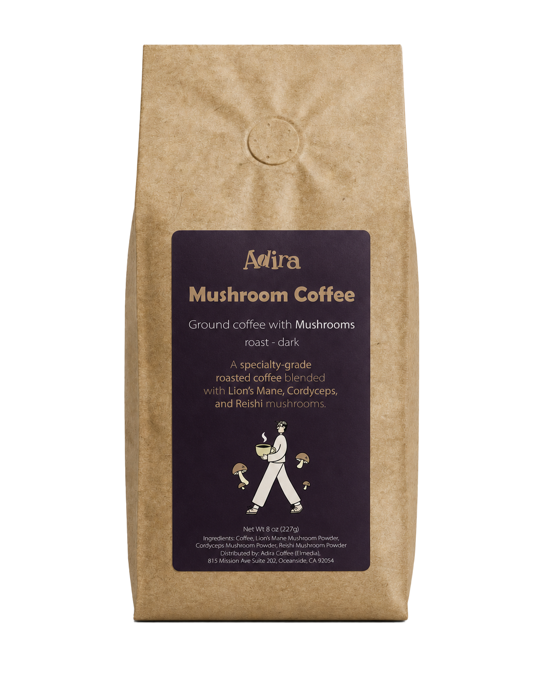 Mushroom Coffee (Dark Roast)