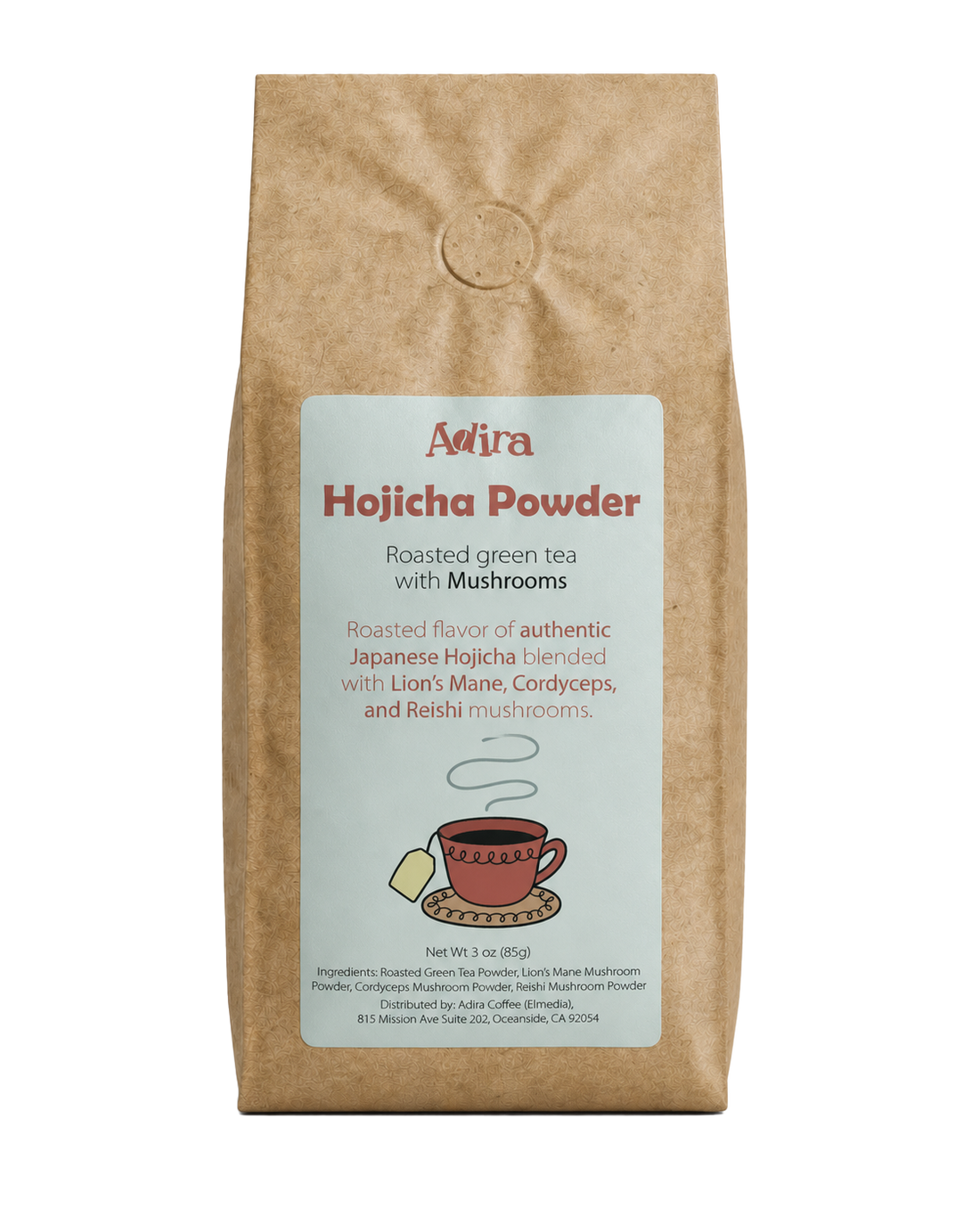 Hōjicha Powder with Mushrooms