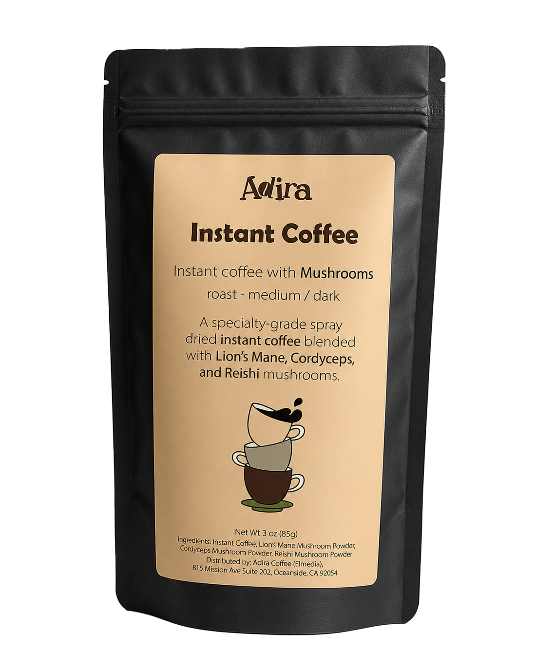 Instant Coffee with Mushrooms