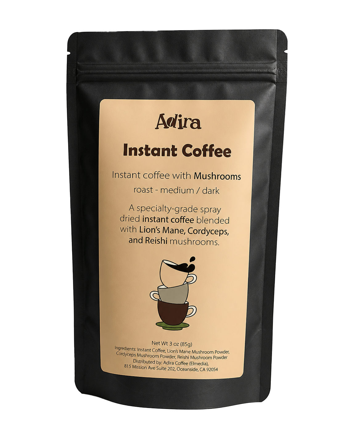 Instant Coffee with Mushrooms