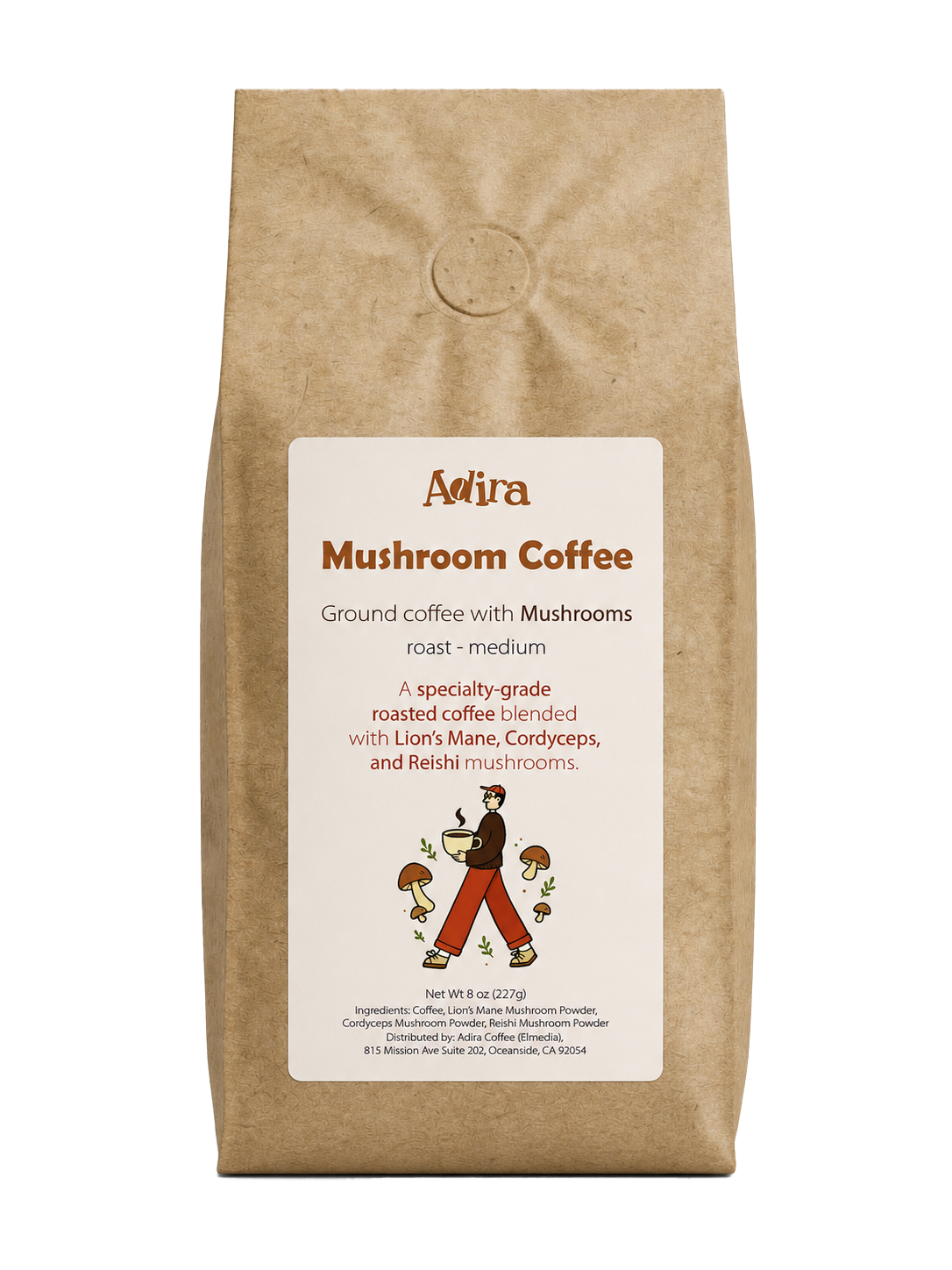 Mushroom Coffee (Medium Roast)
